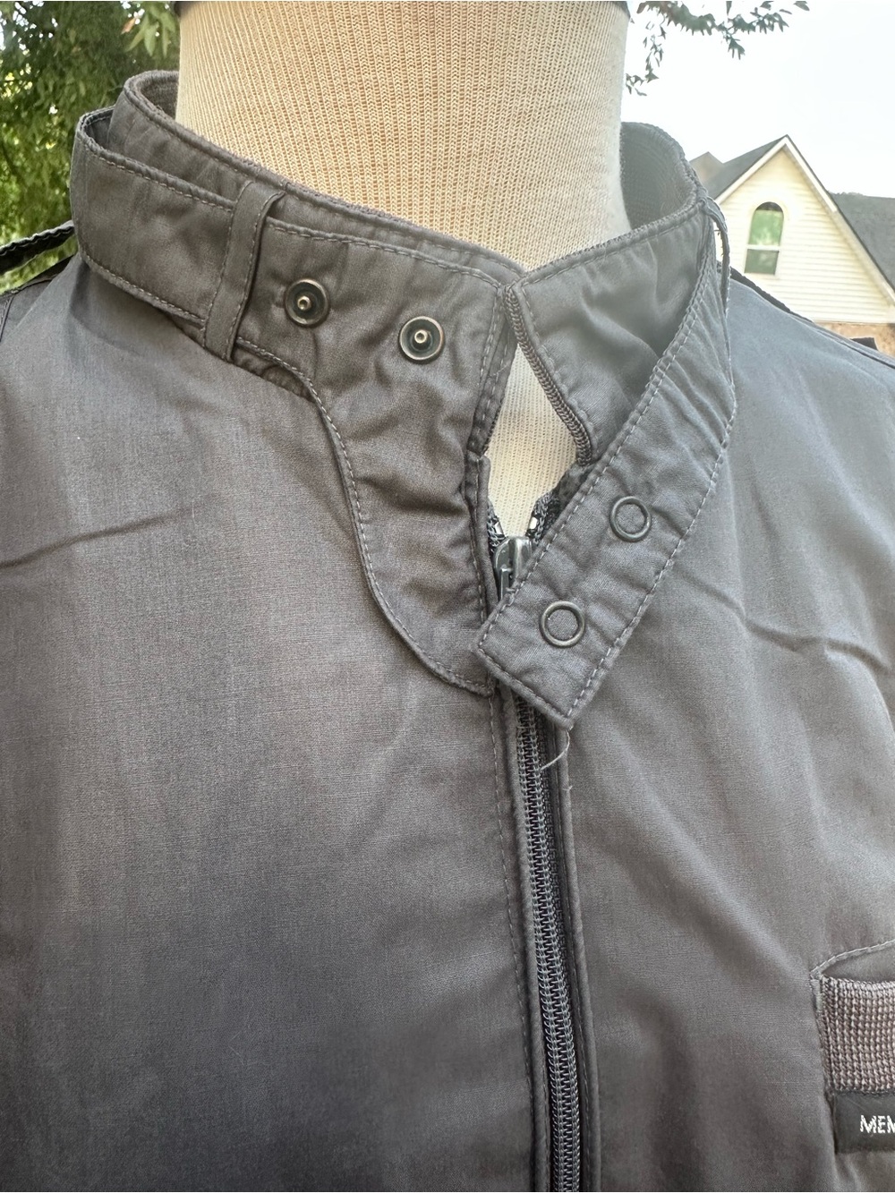 Vintage Members Only Gray Racer Jacket - Picture 5 of 5